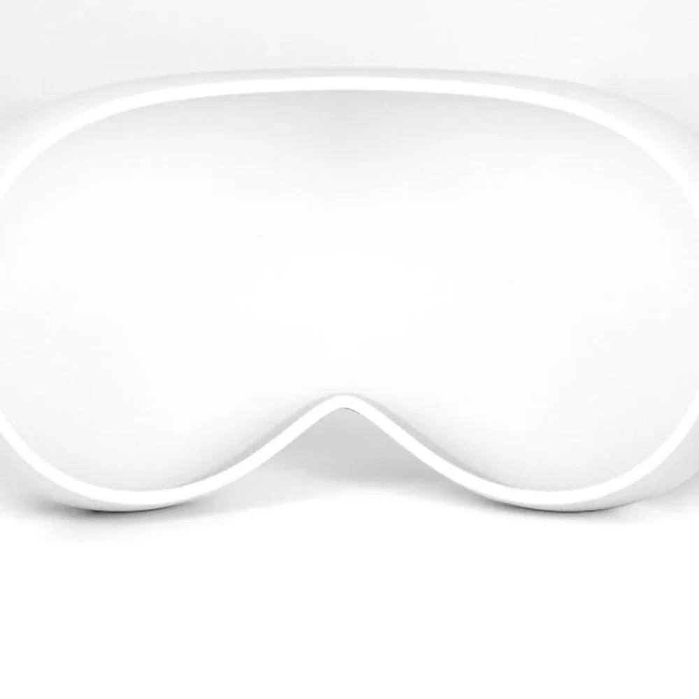 Designed for Apple Vision Pro Case White Silicone Pro VR Headset Case